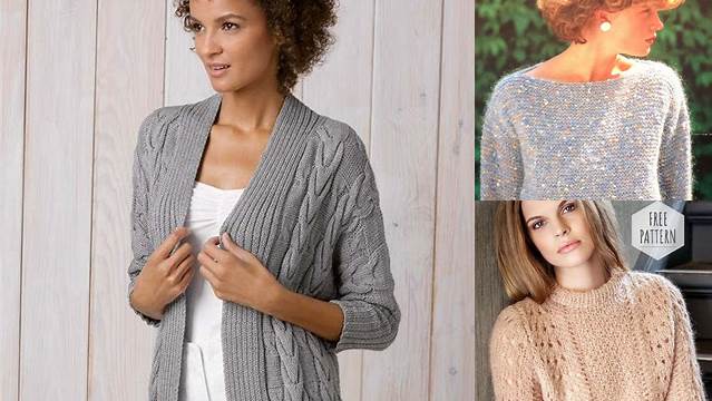 89+ Free Knitting Patterns For Women