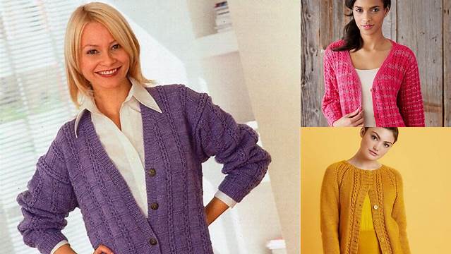 18+ Free Knitting Patterns For Women's Cardigans Uk