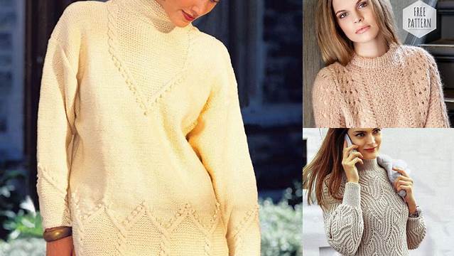 91+ Free Knitting Patterns For Women's Sweaters To Download