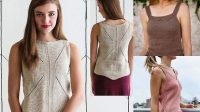 54+ Free Knitting Patterns For Women's Tank Tops