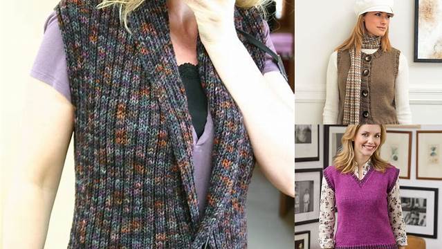 66+ Free Knitting Patterns For Women's Vests