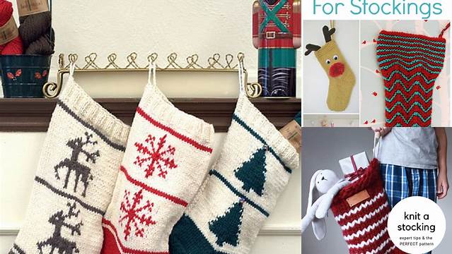 46+ Free Knitting Patterns For Xmas Stockings