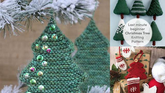 7+ Free Knitting Patterns For Xmas Tree Decorations