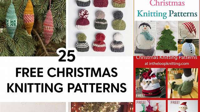 47+ Free Knitting Patterns For Xmas