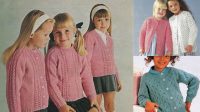 32+ Free Knitting Patterns Girls Cardigan