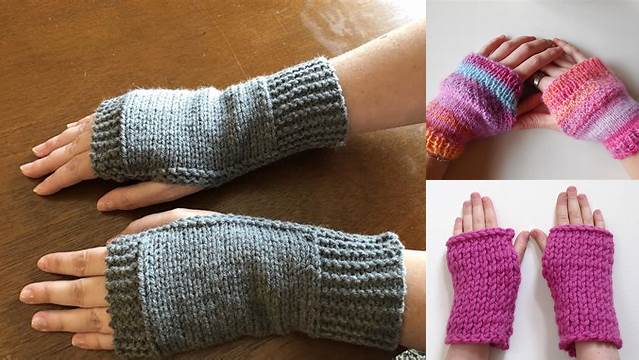 94+ Free Knitting Patterns Hand Warmers