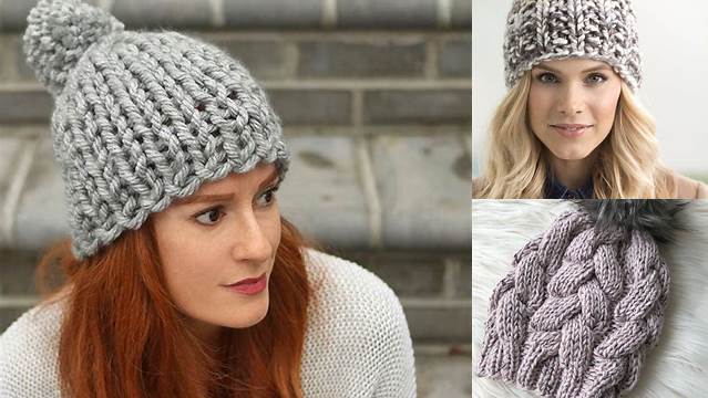 44+ Free Knitting Patterns Hats Chunky Wool Uk