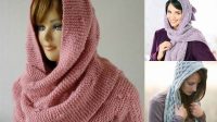 90+ Free Knitting Patterns Hooded Scarf