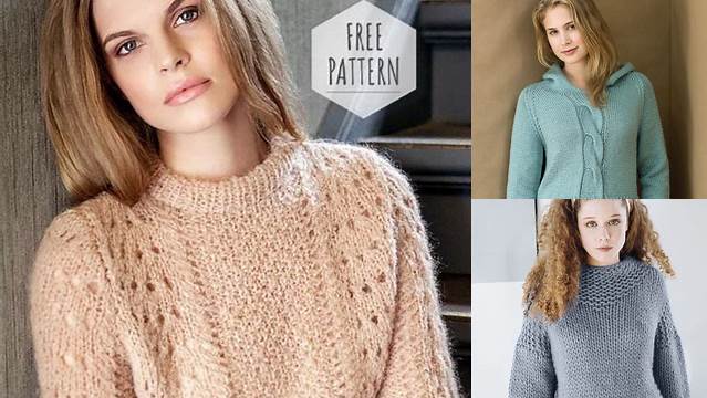 32+ Free Knitting Patterns Ladies Sweaters