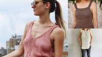 63+ Free Knitting Patterns Ladies Tank Top