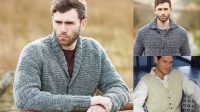 14+ Free Knitting Patterns Mens Cardigans