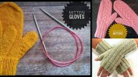 60+ Free Knitting Patterns Mittens Circular Needles