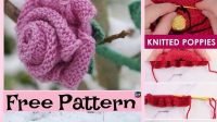 75+ Free Knitting Patterns Of Flowers