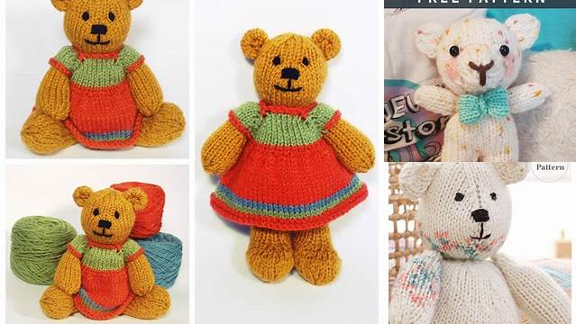 86+ Free Knitting Patterns Teddy Bear