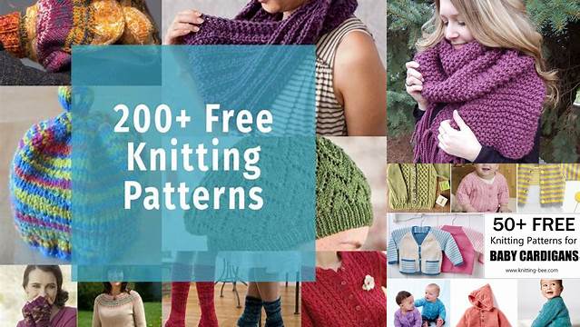 45+ Free Knitting Patterns To Download