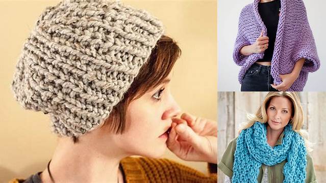 56+ Free Knitting Patterns Using Chunky Yarn