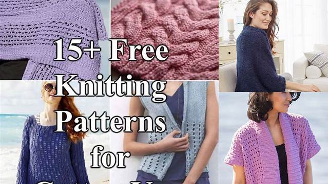 61+ Free Knitting Patterns Using Cotton Yarn For Ladies