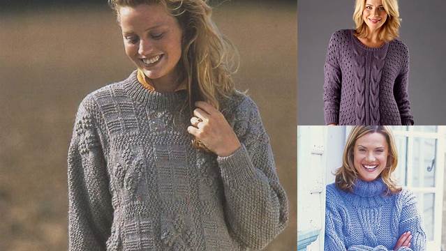 98+ Free Knitting Patterns Womens Jumpers