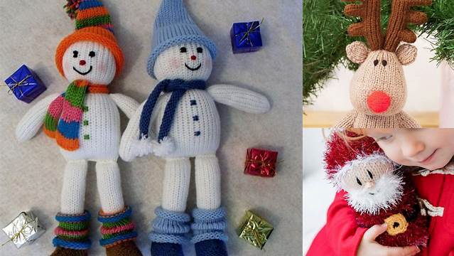 91+ Free Knitting Patterns Xmas Toys