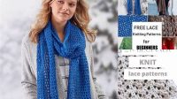 44+ Free Lace Knitting Patterns For Beginners