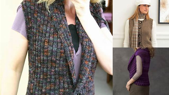 66+ Free Online Knitting Patterns For Women's Vests