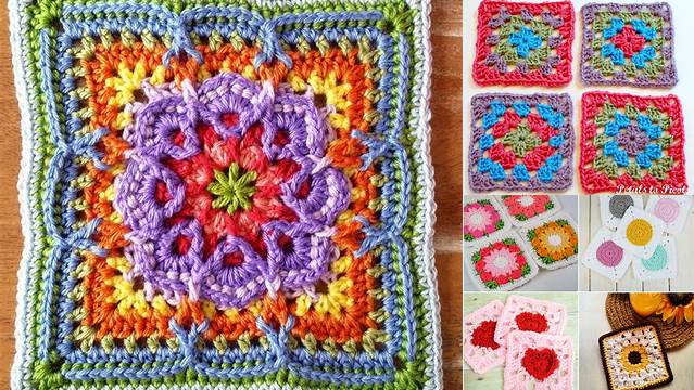 85+ Free Printable Crochet Granny Square Patterns Pdf