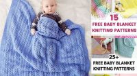 24+ Free Printable Easy Knitting Patterns For Baby Blankets