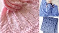 32+ Free Printable Easy Knitting Patterns For Baby Blankets Uk