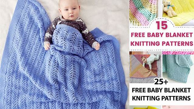 24+ Free Printable Easy Knitting Patterns For Baby Blankets