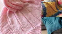 12+ Free Reversible Knitting Patterns For Baby Blankets