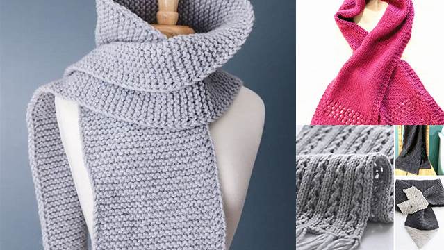 31+ Free Scarf Knitting Patterns For Beginners Youtube