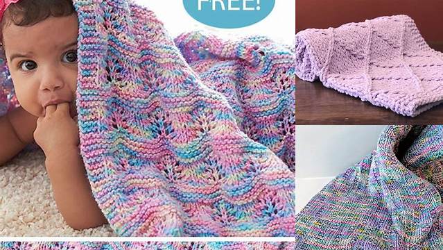 29+ Free Simple Knitting Pattern For Baby Blanket