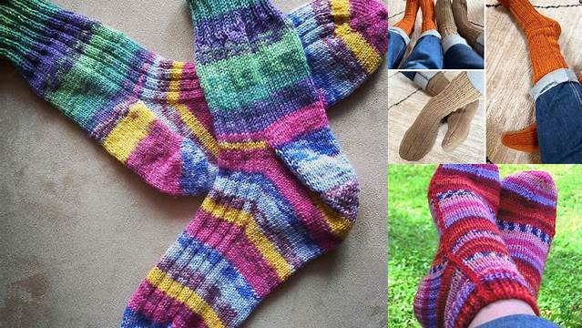 80+ Free Sock Knitting Patterns For Beginners