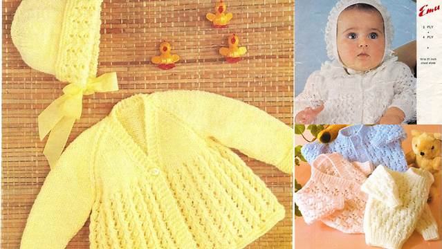 41+ Free Vintage Knitting Patterns For Babies To Download