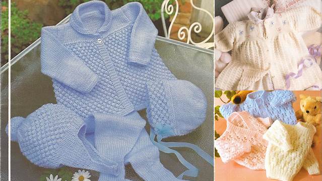 89+ Free Vintage Knitting Patterns For Babies