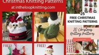 15+ Free Xmas Knitting Patterns For Beginners