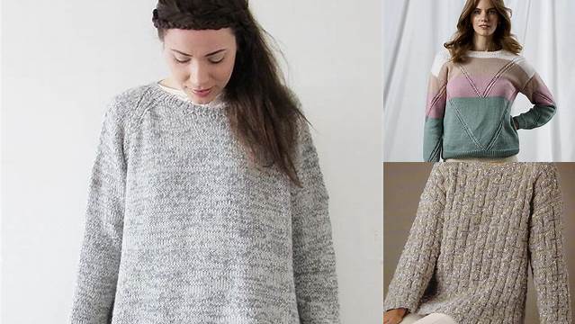 jumper knitting pattern