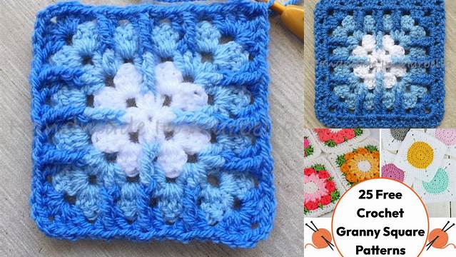 18+ Front Post Granny Square Pattern Free Pdf