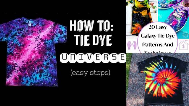 24+ Galaxy Tie Dye Patterns Step By Step