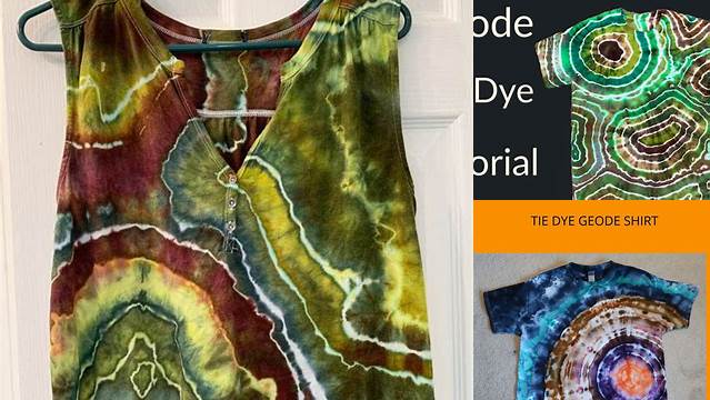 17+ Geode Tie Dye Technique