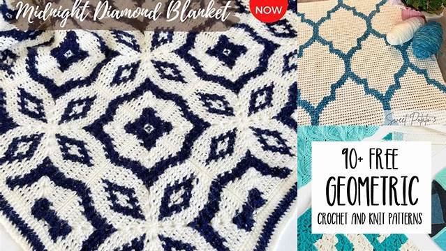 73+ Geometric Crochet Blanket Patterns