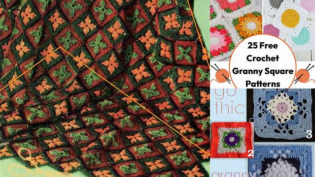 3+ Gothic Granny Square Pattern Free