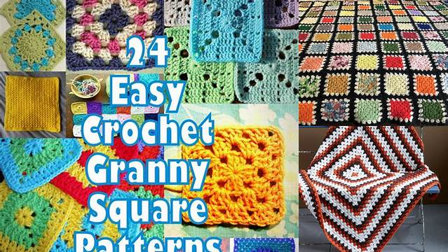 52+ Granny Square Afghan Patterns Free