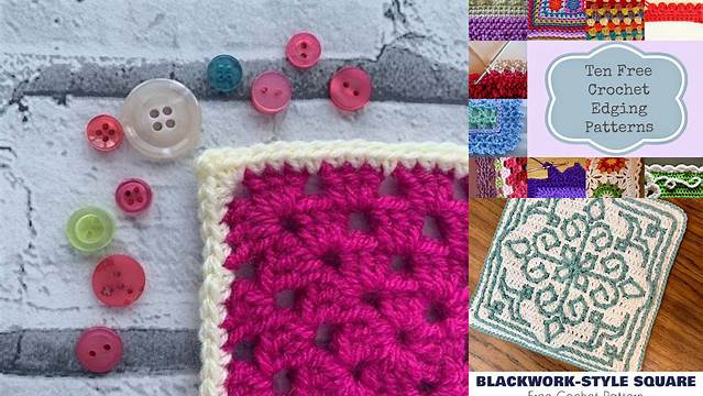 5+ Granny Square Blanket Border Patterns