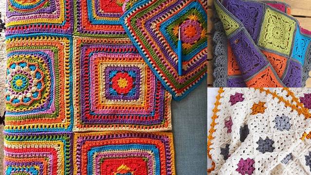 34+ Granny Square Blanket Pattern Etsy