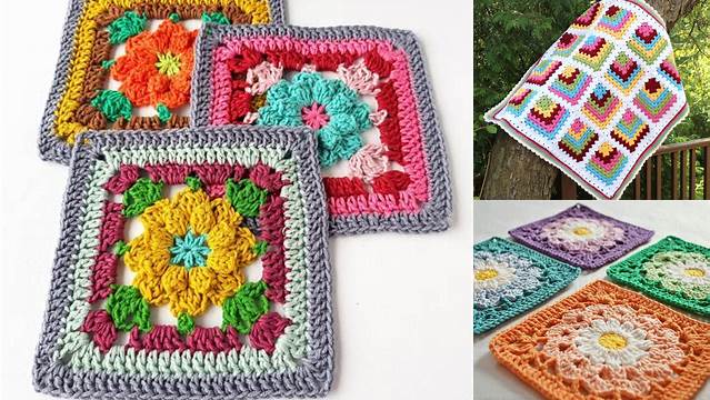 10+ Granny Square Blanket Patterns Crochet