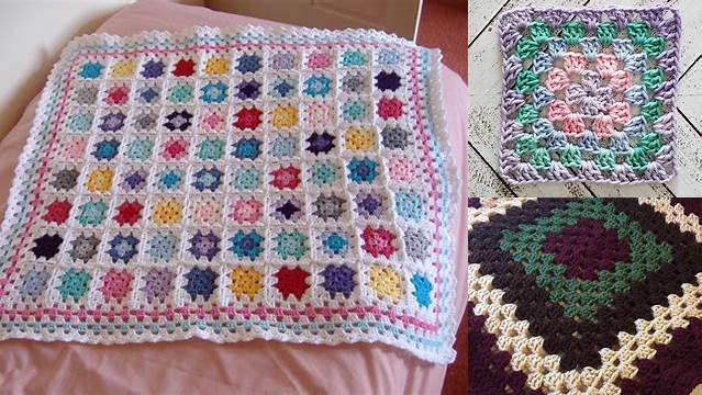 70+ Granny Square Blanket Patterns For Beginners