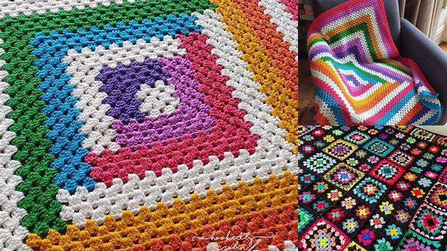 43+ Granny Square Blanket Written Pattern