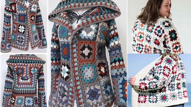 88+ Granny Square Cardigan Pattern Free For Beginners