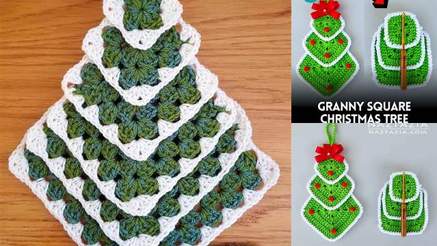 3+ Granny Square Christmas Tree Pattern Free Youtube